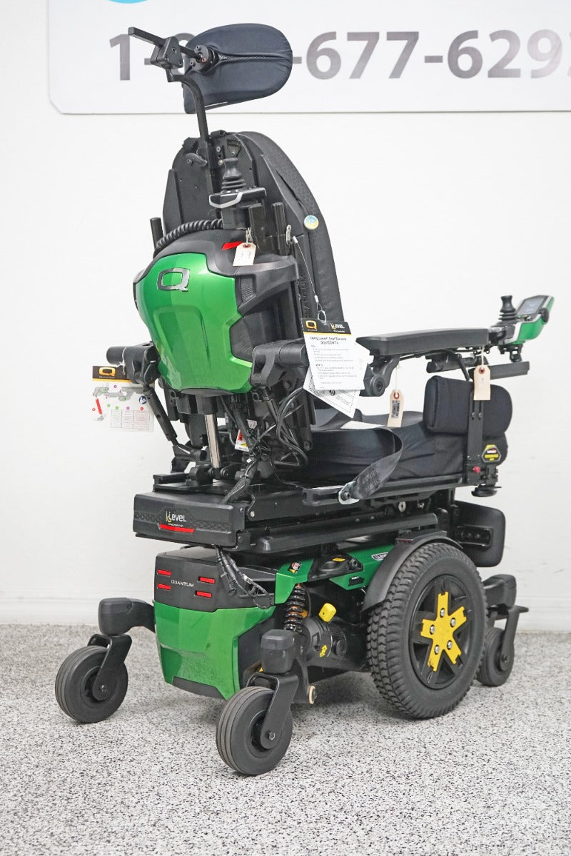 Quantum Edge 3 Stretto Power Wheelchair 12" iLevel Seat Lift, Tilt, Recline & Legs - 6035