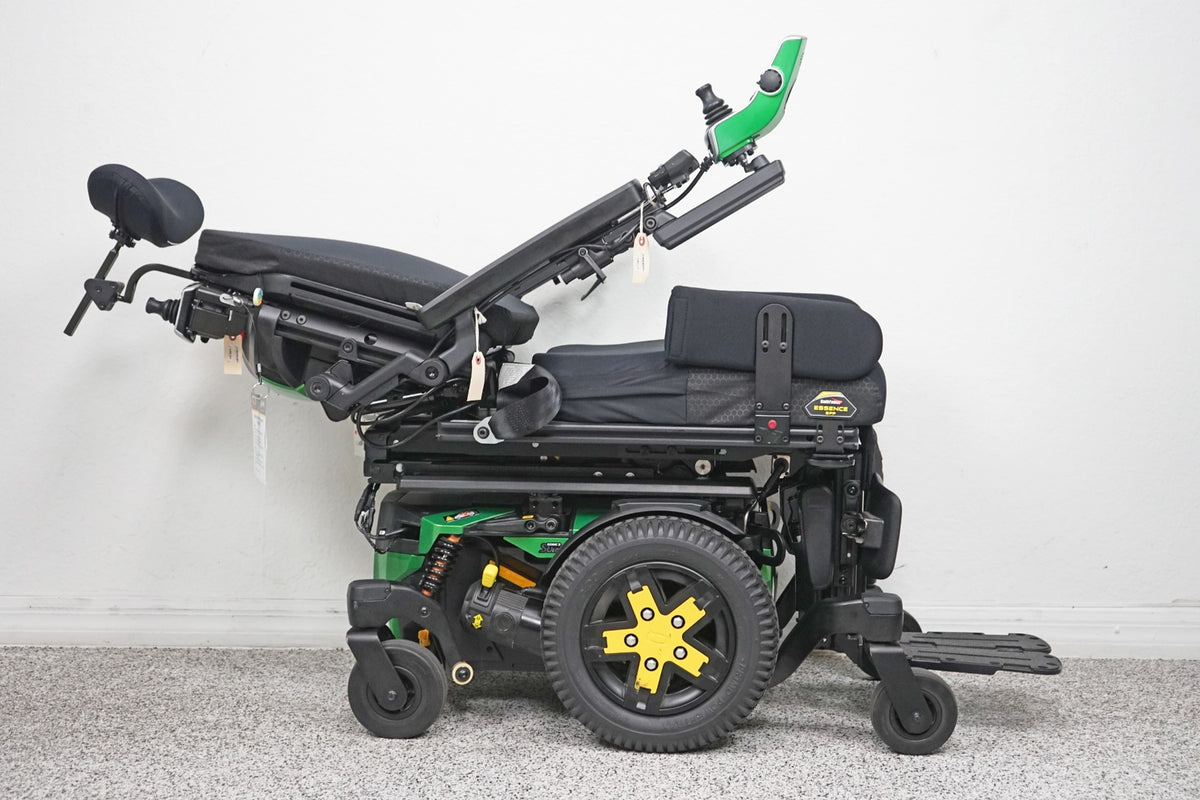 Quantum Edge 3 Stretto Power Wheelchair 12" iLevel Seat Lift, Tilt, Recline & Legs - 6035