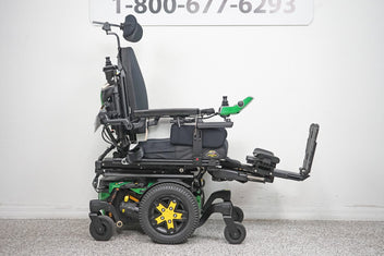 Quantum Edge 3 Stretto Power Wheelchair 12" iLevel Seat Lift, Tilt, Recline & Legs - 6035