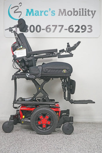 Quantum Edge 3 Power Wheelchair 12" iLevel Seat Lift, Tilt, Recline & Legs - 7810