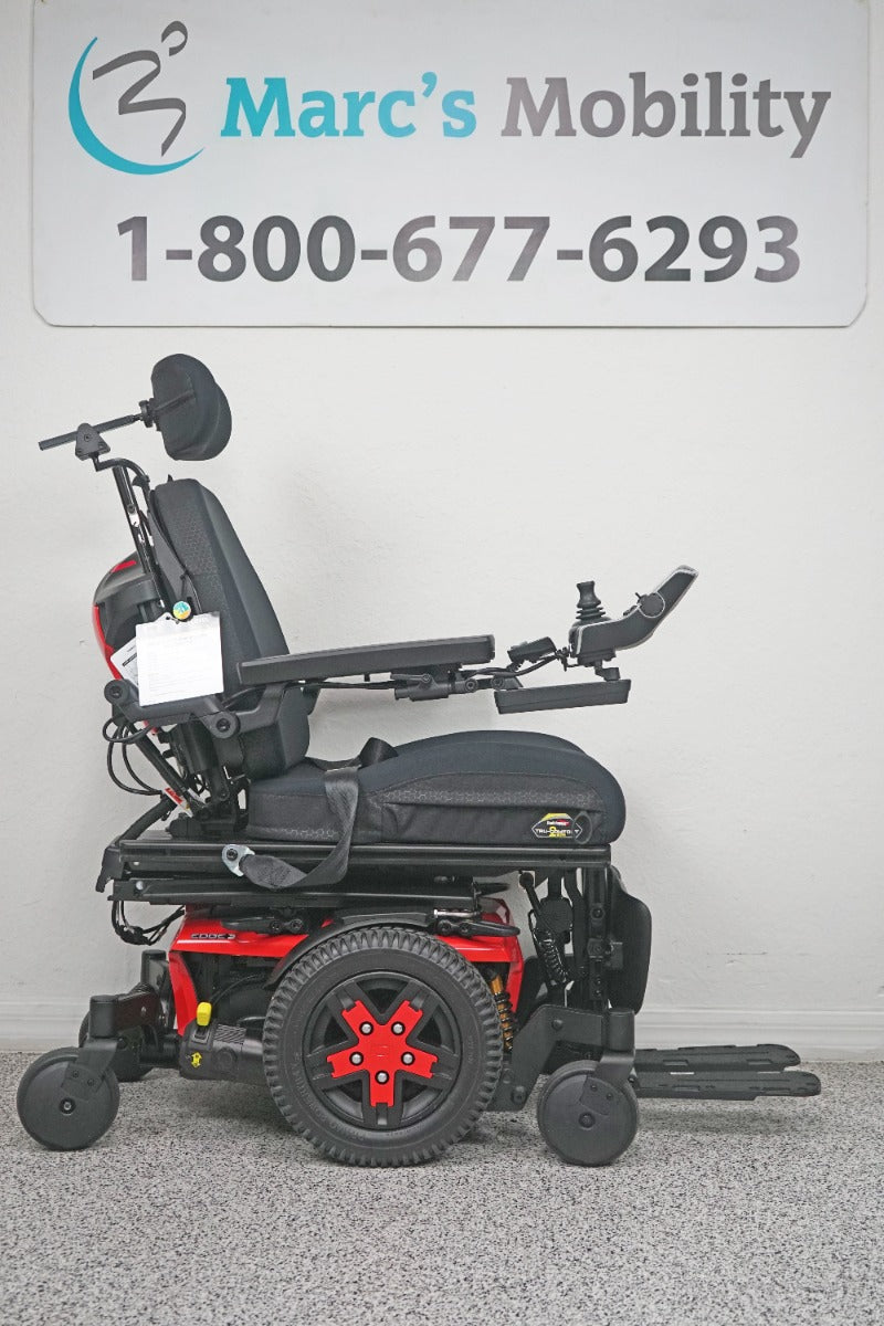 Quantum Edge 3 Power Wheelchair 12" iLevel Seat Lift, Tilt, Recline & Legs - 7810