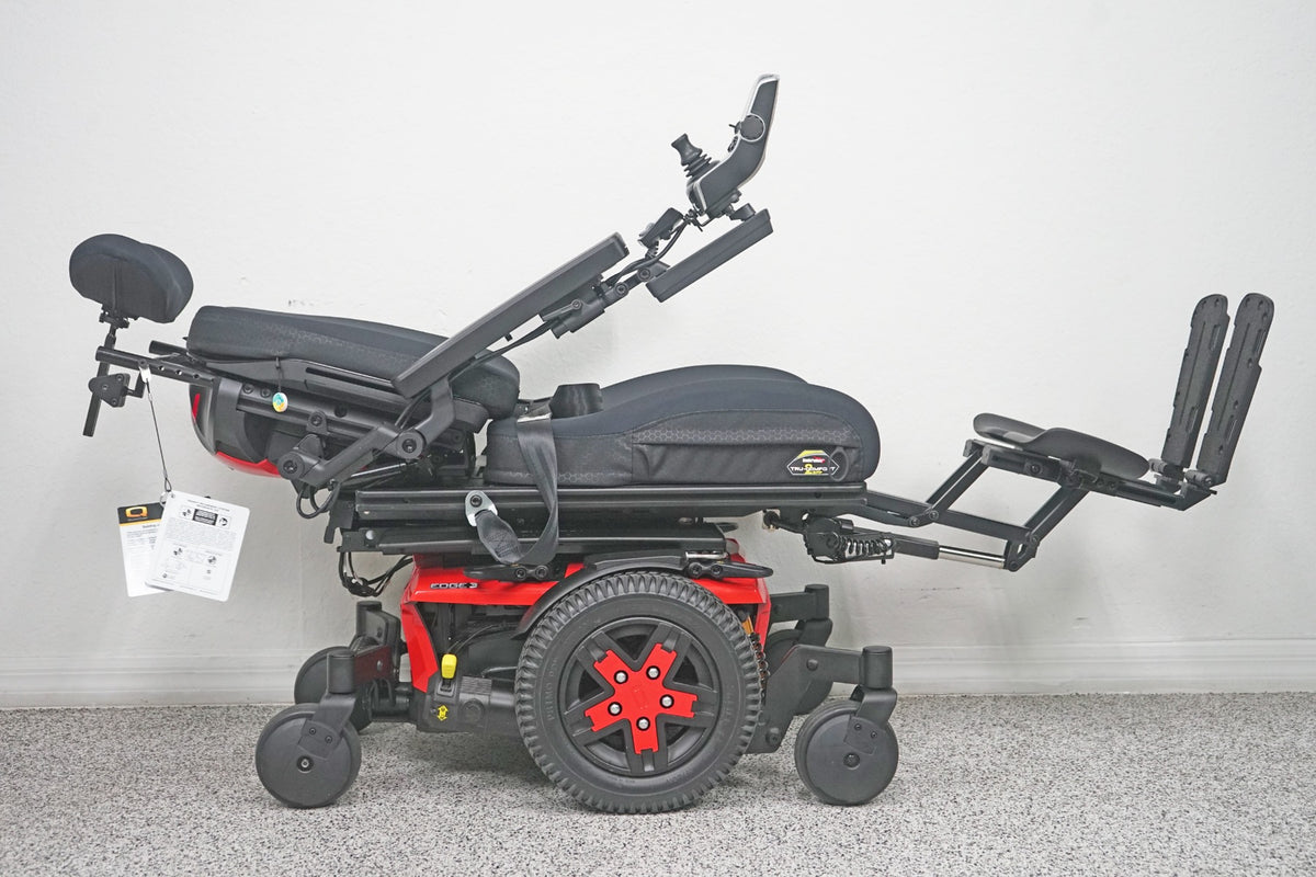 Quantum Edge 3 Power Wheelchair 12" iLevel Seat Lift, Tilt, Recline & Legs - 7810