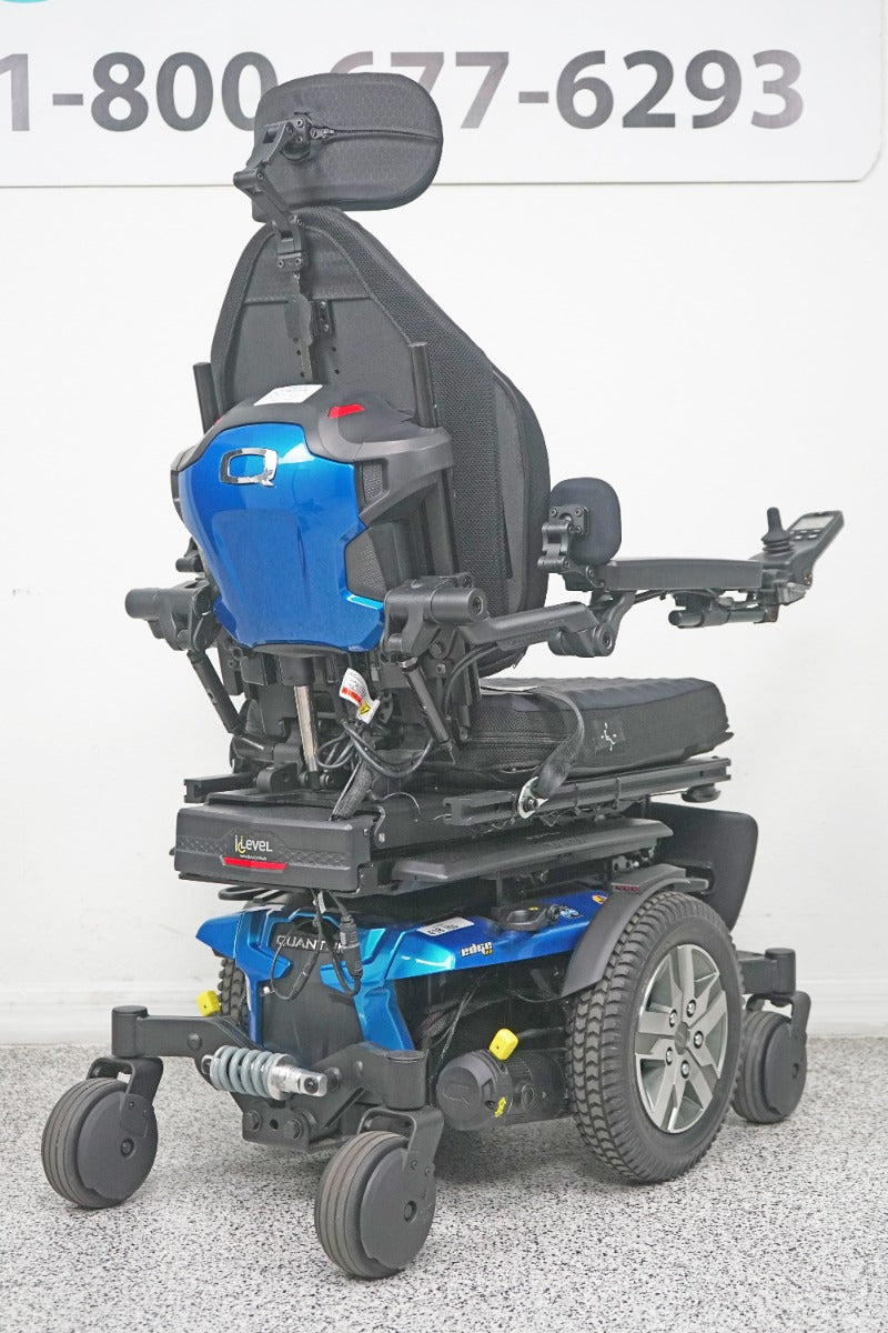 Quantum Q6 Edge 2.0 Power Wheelchair iLevel Seat Lift, Tilt, Recline & Legs - 7808