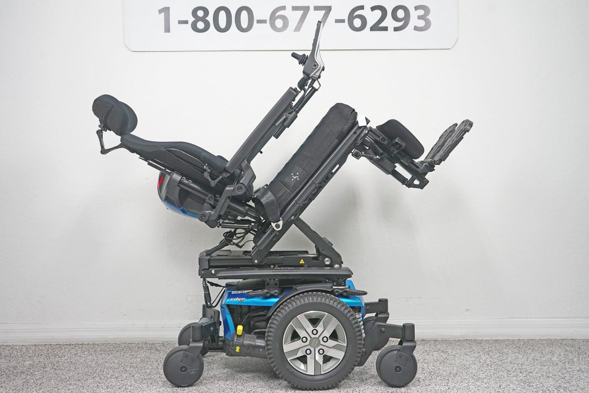Quantum Q6 Edge 2.0 Power Wheelchair iLevel Seat Lift, Tilt, Recline & Legs - 7808
