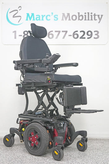 Quantum Edge 3 Stretto Power Wheelchair 12" iLevel Seat Lift, Tilt, Recline & Legs - 7890