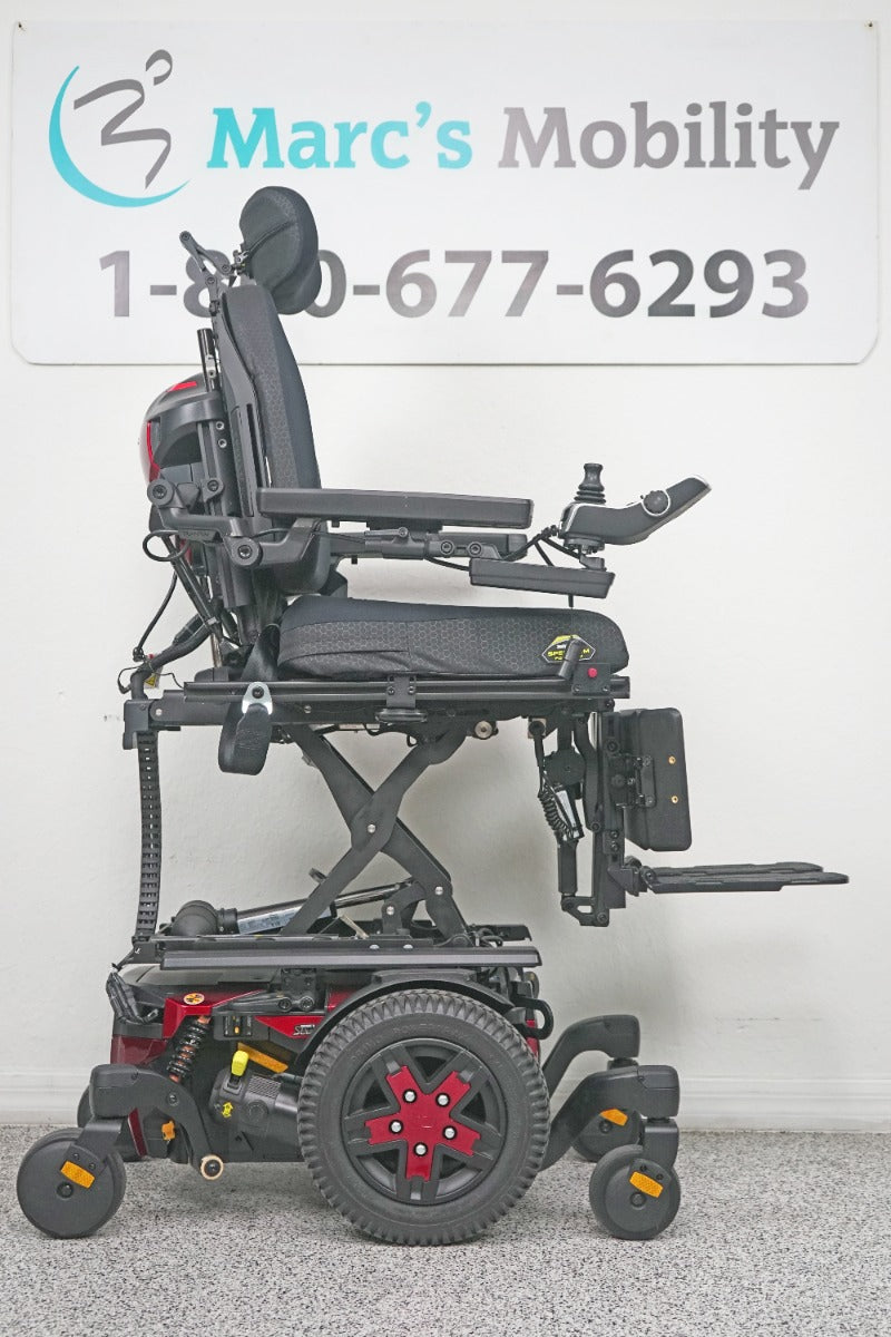 Quantum Edge 3 Stretto Power Wheelchair 12" iLevel Seat Lift, Tilt, Recline & Legs - 7890