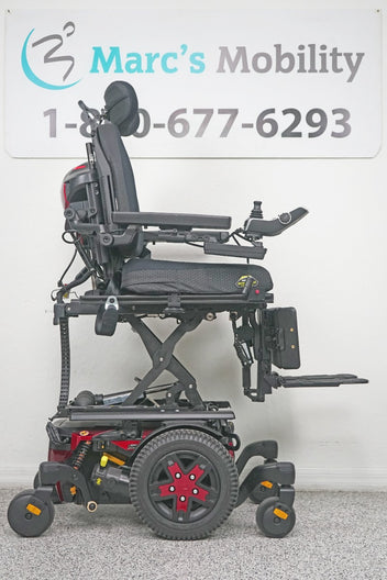Quantum Edge 3 Stretto Power Wheelchair 12" iLevel Seat Lift, Tilt, Recline & Legs - 7890