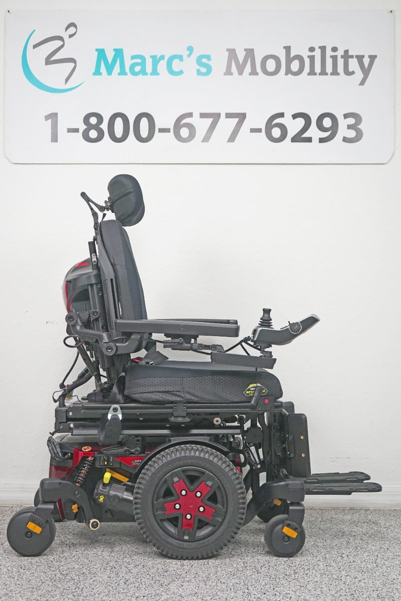 Quantum Edge 3 Stretto Power Wheelchair 12" iLevel Seat Lift, Tilt, Recline & Legs - 7890