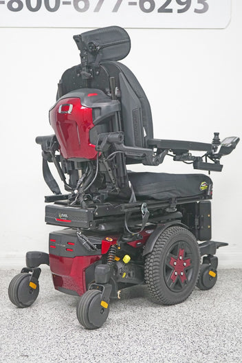 Quantum Edge 3 Stretto Power Wheelchair 12" iLevel Seat Lift, Tilt, Recline & Legs - 7890