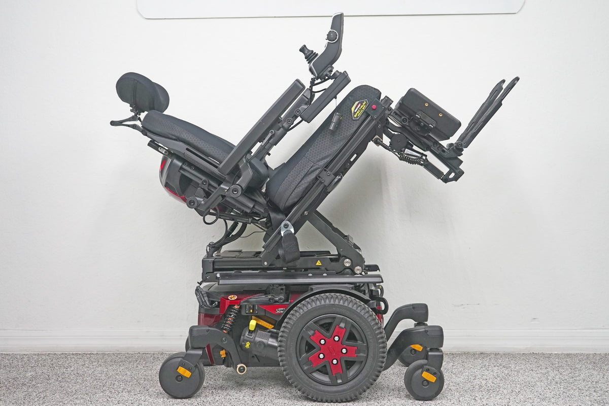 Quantum Edge 3 Stretto Power Wheelchair 12" iLevel Seat Lift, Tilt, Recline & Legs - 7890