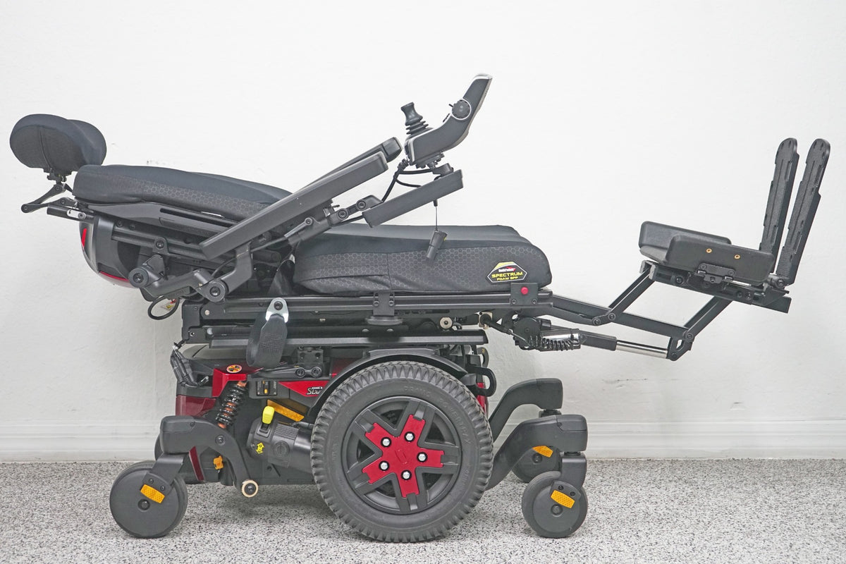 Quantum Edge 3 Stretto Power Wheelchair 12" iLevel Seat Lift, Tilt, Recline & Legs - 7890