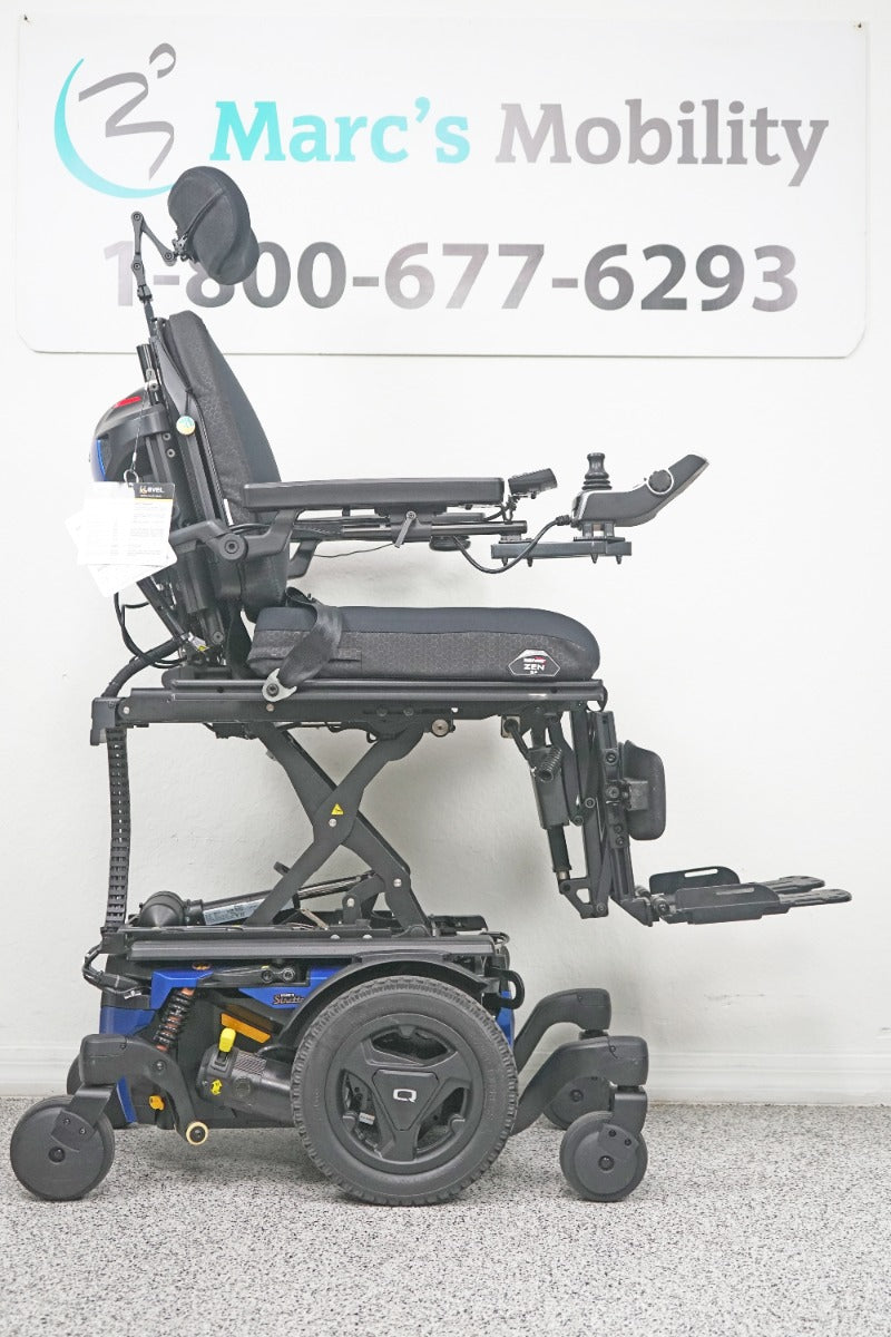Quantum Edge 3 Stretto Power Wheelchair 12" iLevel Seat Lift, Tilt, Recline & Legs - 7851