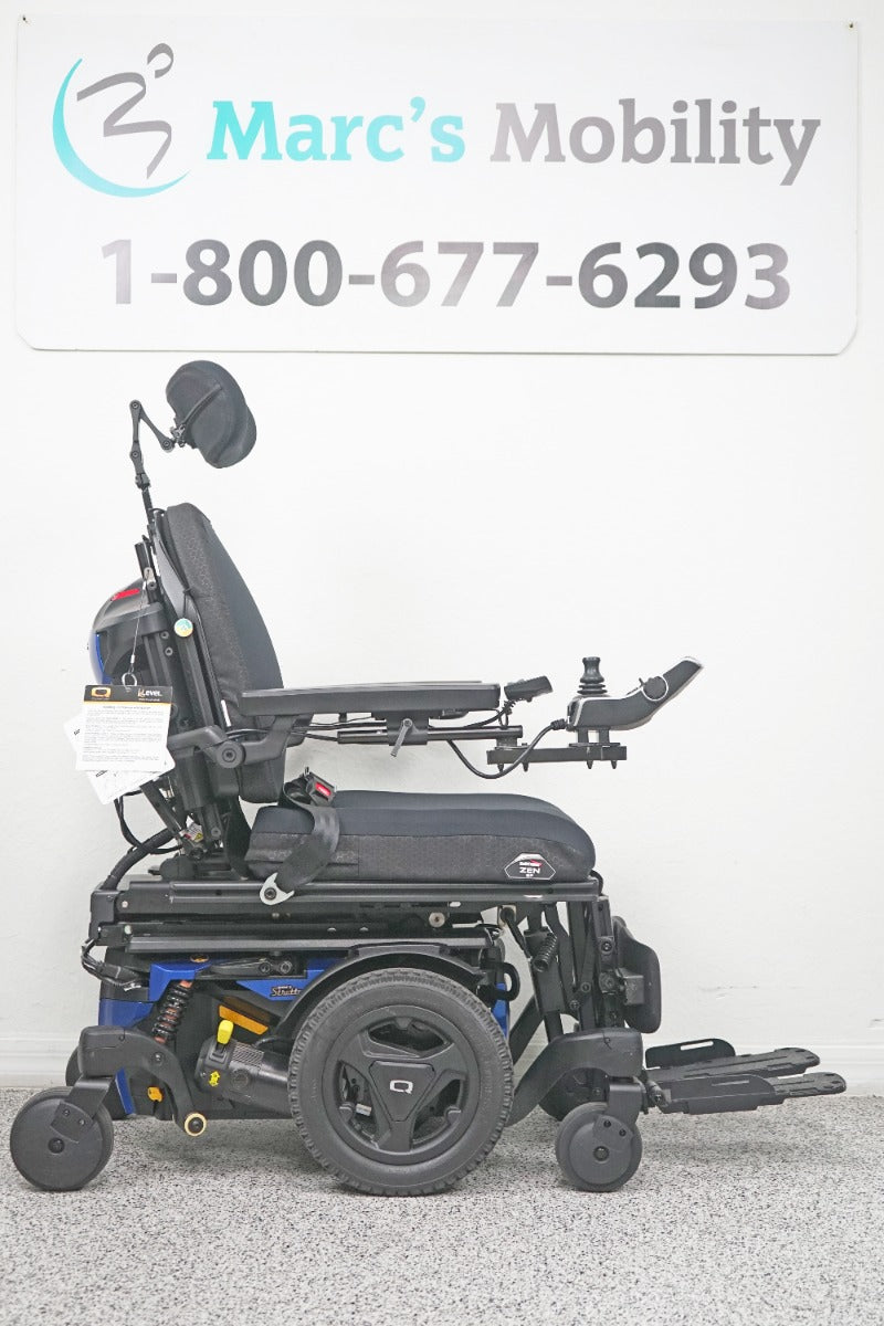 Quantum Edge 3 Stretto Power Wheelchair 12" iLevel Seat Lift, Tilt, Recline & Legs - 7851