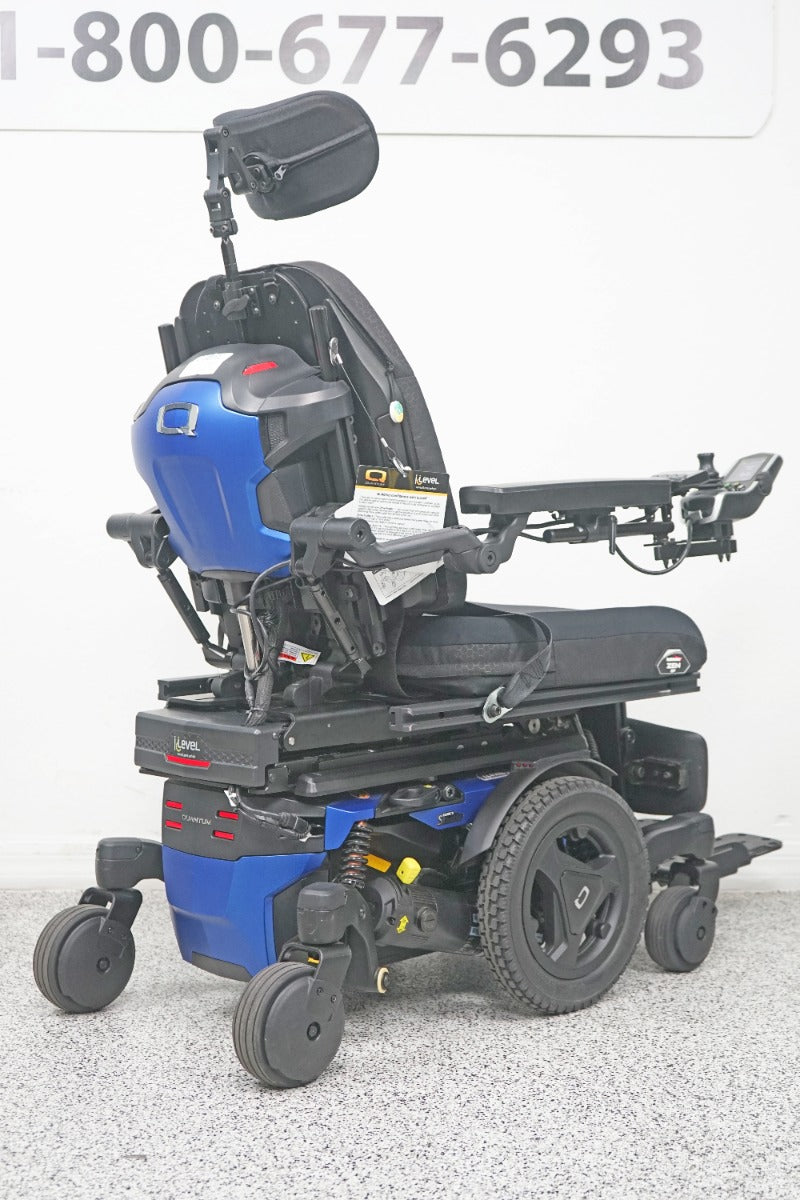 Quantum Edge 3 Stretto Power Wheelchair 12" iLevel Seat Lift, Tilt, Recline & Legs - 7851