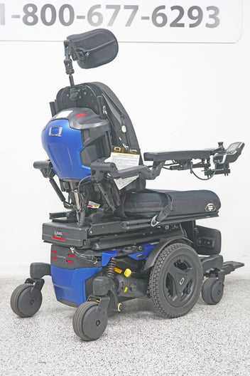 Quantum Edge 3 Stretto Power Wheelchair 12" iLevel Seat Lift, Tilt, Recline & Legs - 7851