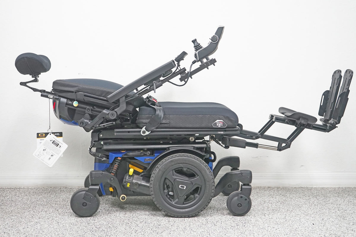 Quantum Edge 3 Stretto Power Wheelchair 12" iLevel Seat Lift, Tilt, Recline & Legs - 7851