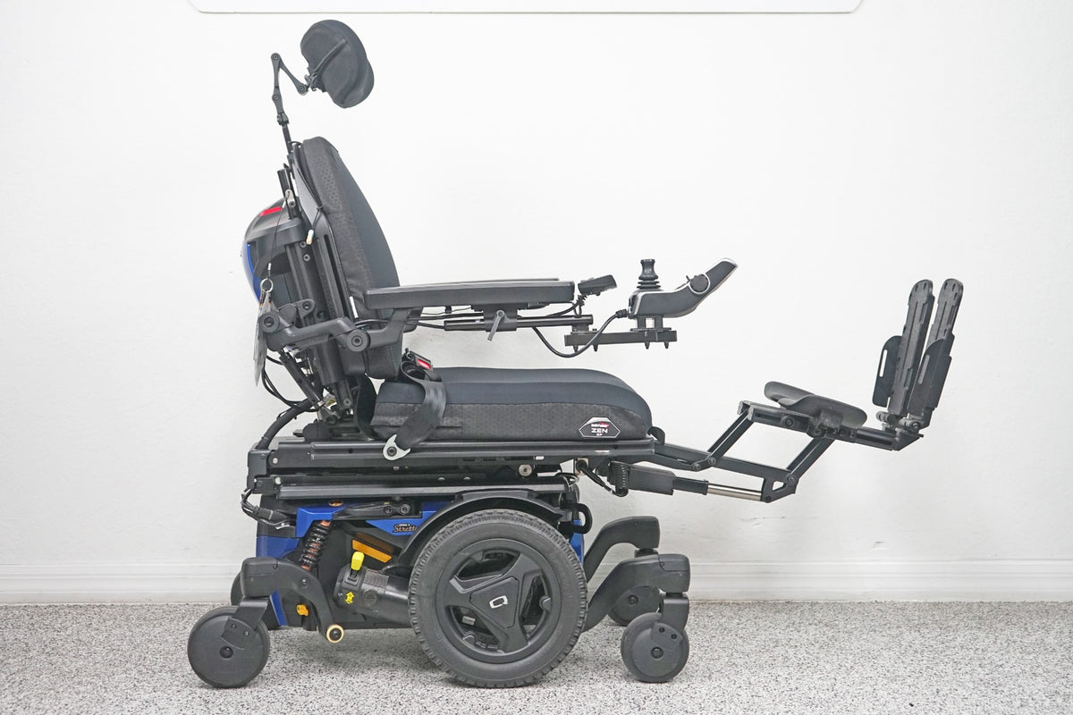 Quantum Edge 3 Stretto Power Wheelchair 12" iLevel Seat Lift, Tilt, Recline & Legs - 7851