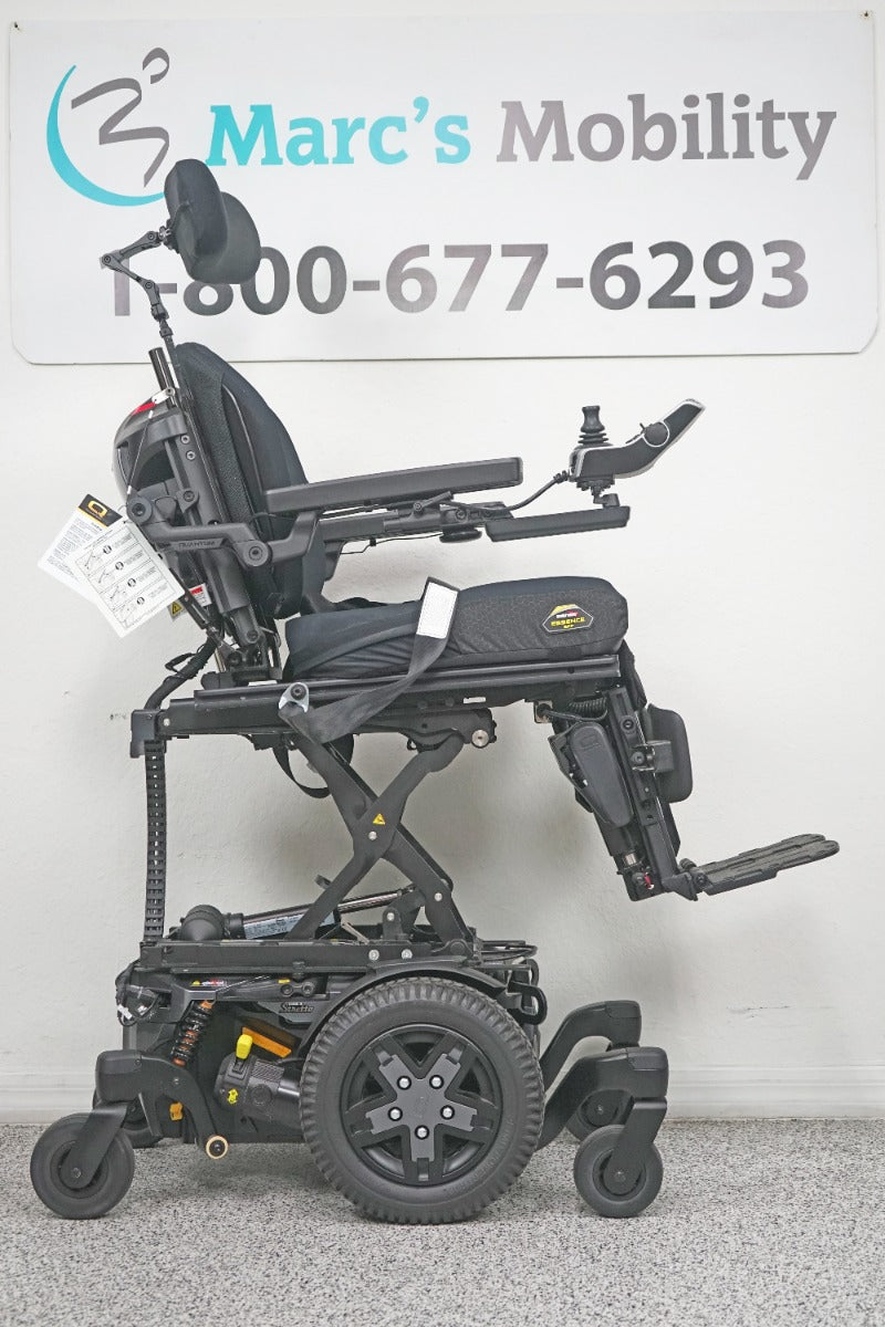 Quantum Edge 3 Stretto Power Wheelchair 12" iLevel Seat Lift, Tilt, Recline & Legs - 7814