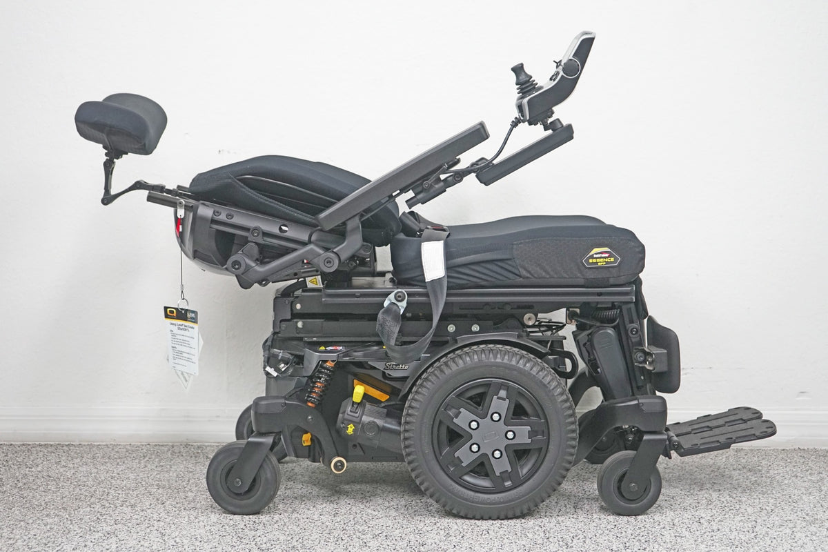 Quantum Edge 3 Stretto Power Wheelchair 12" iLevel Seat Lift, Tilt, Recline & Legs - 7814
