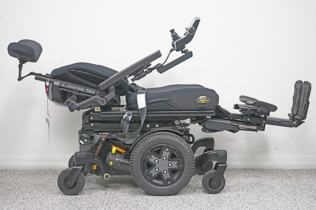 Quantum Edge 3 Stretto Power Wheelchair 12" iLevel Seat Lift, Tilt, Recline & Legs - 7814