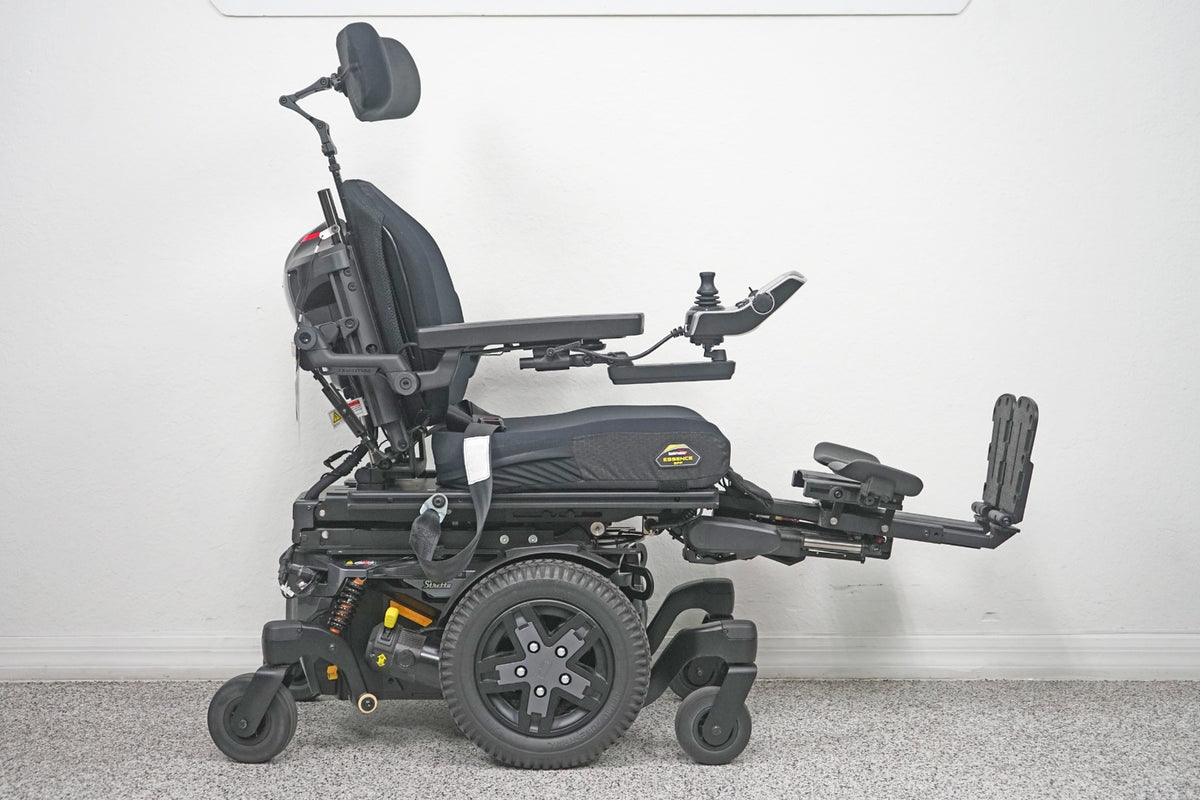 Quantum Edge 3 Stretto Power Wheelchair 12" iLevel Seat Lift, Tilt, Recline & Legs - 7814