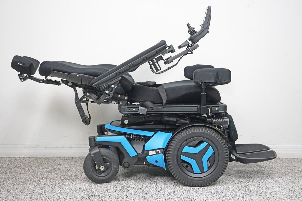 Permobil F3 Power Wheelchair 12" Seat Lift, Tilt, Recline, Legs & Anterior Tilt - 6123