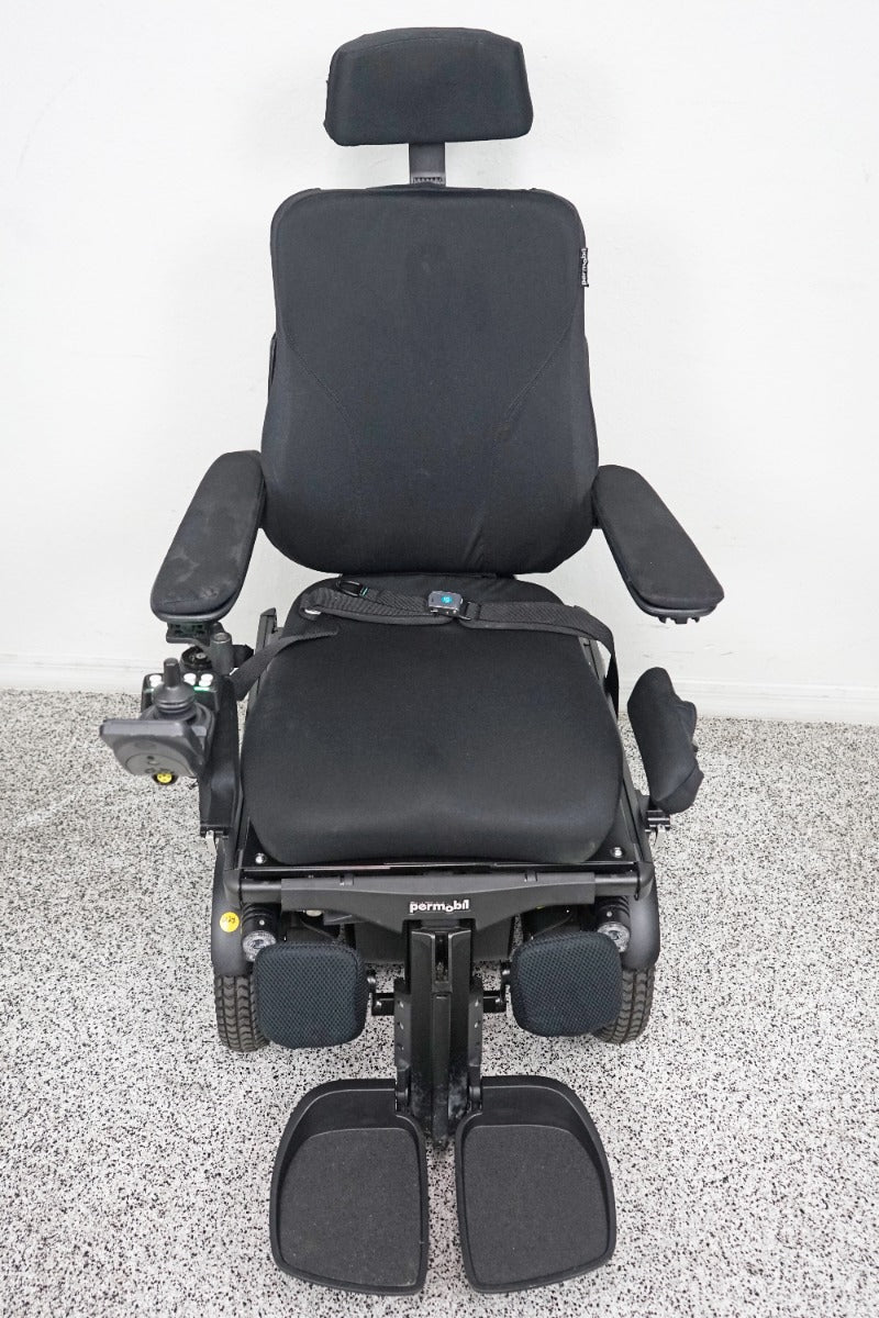 Permobil F3 Power Wheelchair 12" Seat Lift, Tilt, Recline, Legs & Anterior Tilt - 6123