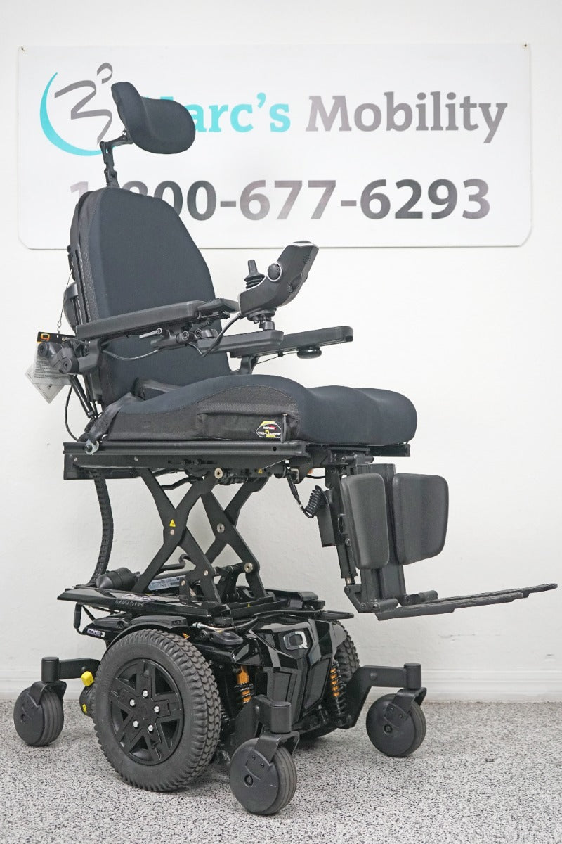 Quantum Edge 3 Power Wheelchair 12" iLevel Seat Lift, Tilt, Recline & Legs - 7882