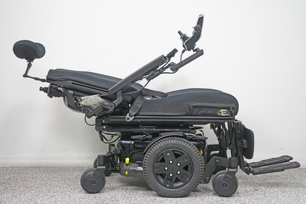 Quantum Edge 3 Power Wheelchair 12" iLevel Seat Lift, Tilt, Recline & Legs - 7882