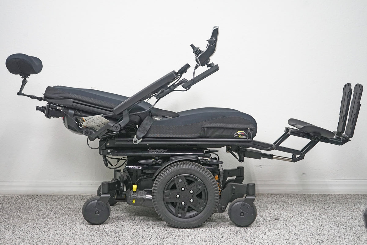 Quantum Edge 3 Power Wheelchair 12" iLevel Seat Lift, Tilt, Recline & Legs - 7882