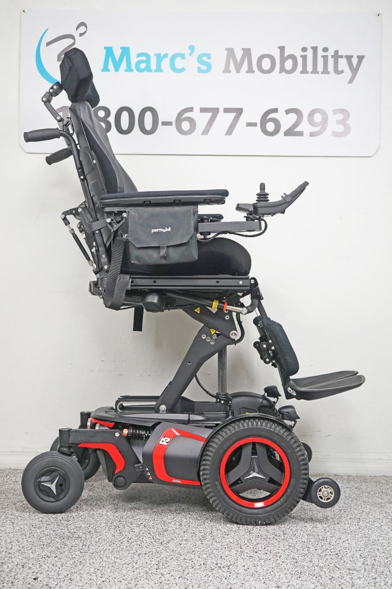 Permobil F5 Power Wheelchair 14" Seat Lift, Tilt, Recline, Legs & Anterior Tilt - 6154