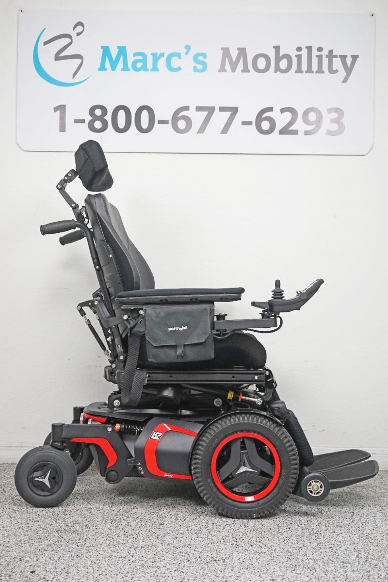 Permobil F5 Power Wheelchair 14" Seat Lift, Tilt, Recline, Legs & Anterior Tilt - 6154