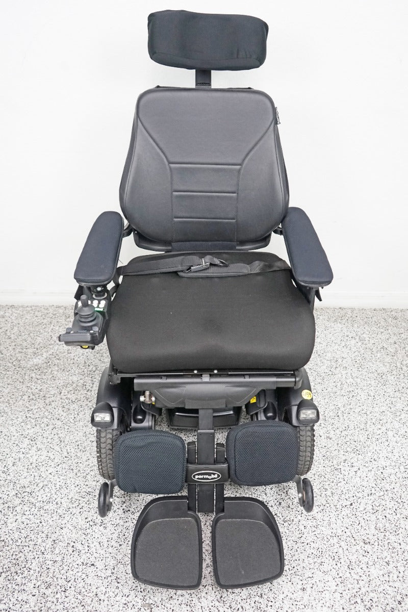 Permobil F5 Power Wheelchair 14" Seat Lift, Tilt, Recline, Legs & Anterior Tilt - 6154