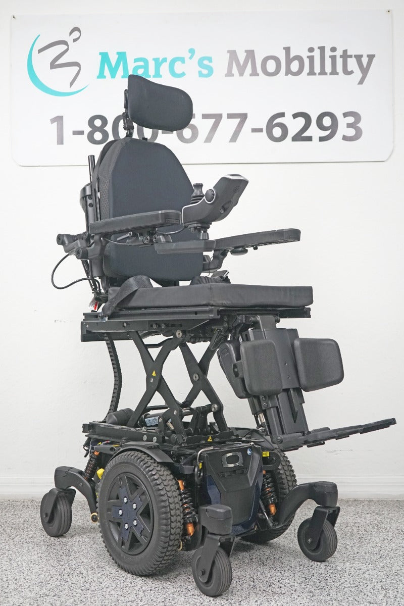 Quantum Edge 3 Stretto Power Wheelchair 12" iLevel Seat Lift, Tilt, Recline & Legs - 7903