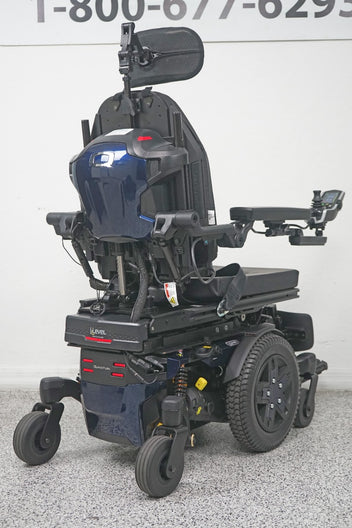 Quantum Edge 3 Stretto Power Wheelchair 12" iLevel Seat Lift, Tilt, Recline & Legs - 7903