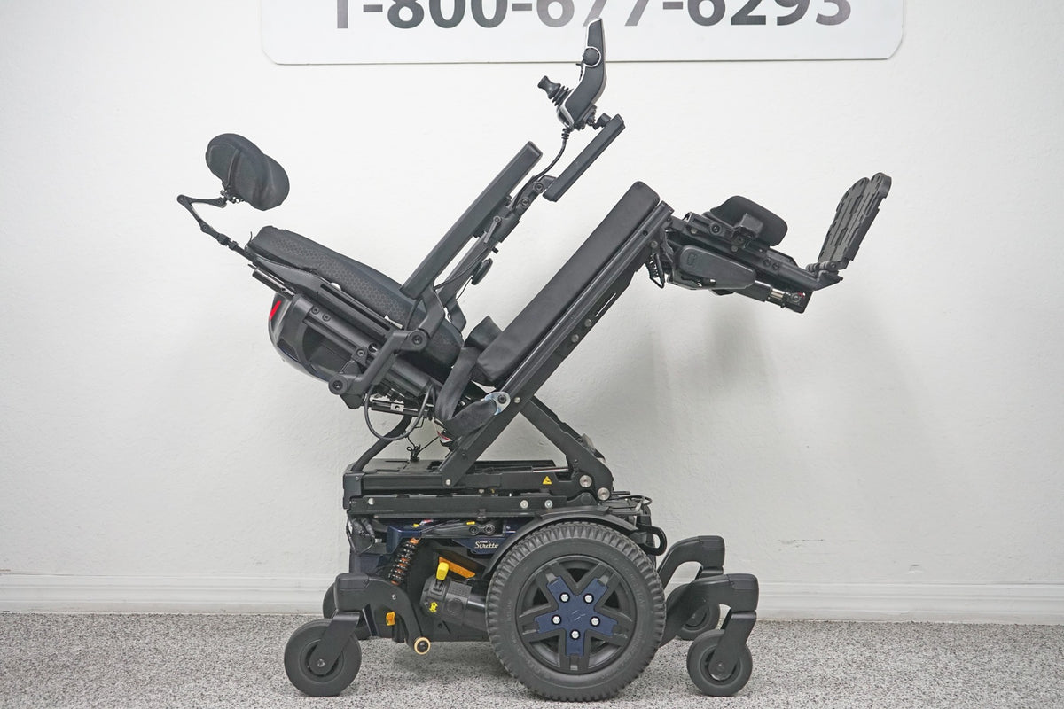 Quantum Edge 3 Stretto Power Wheelchair 12" iLevel Seat Lift, Tilt, Recline & Legs - 7903