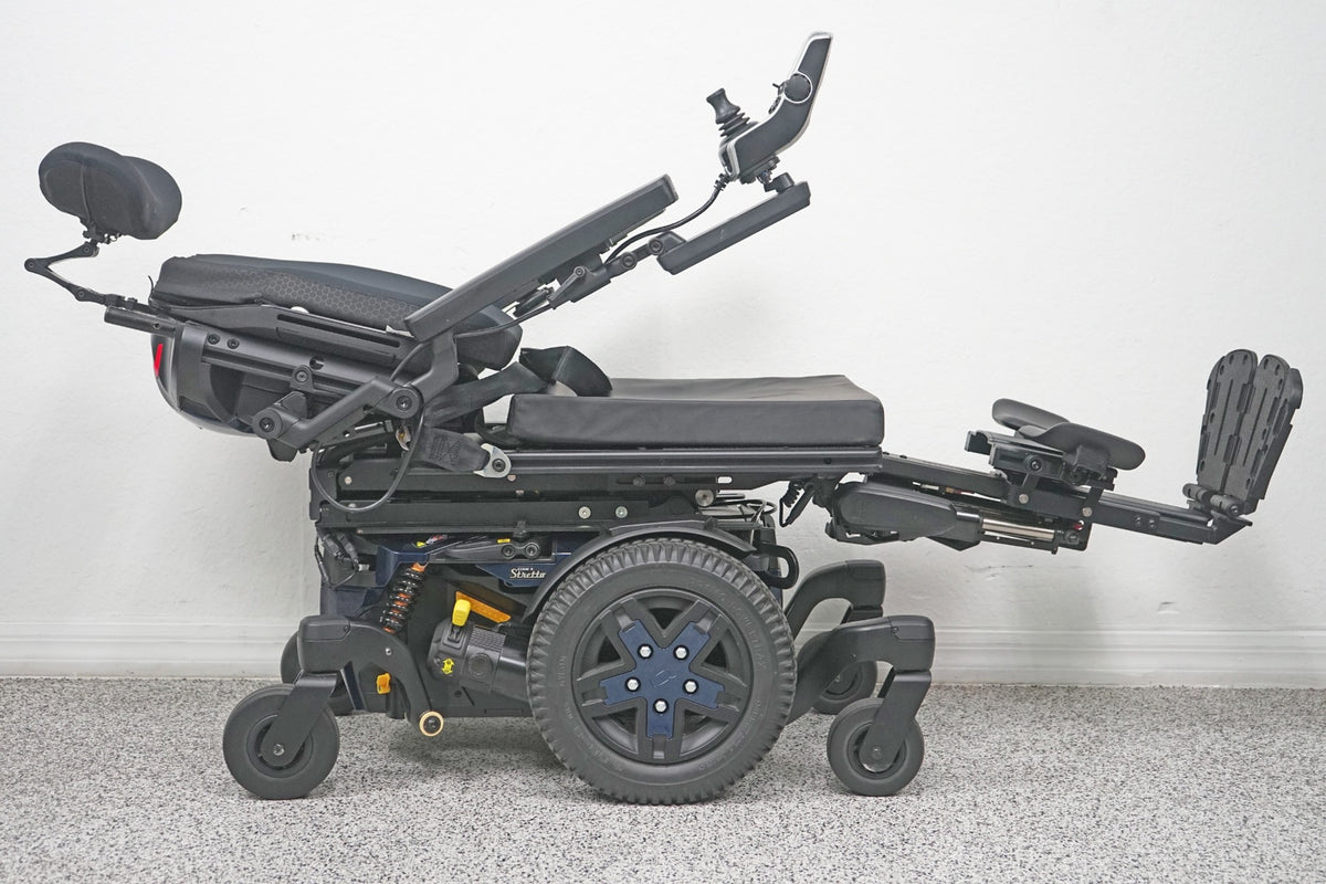 Quantum Edge 3 Stretto Power Wheelchair 12" iLevel Seat Lift, Tilt, Recline & Legs - 7903
