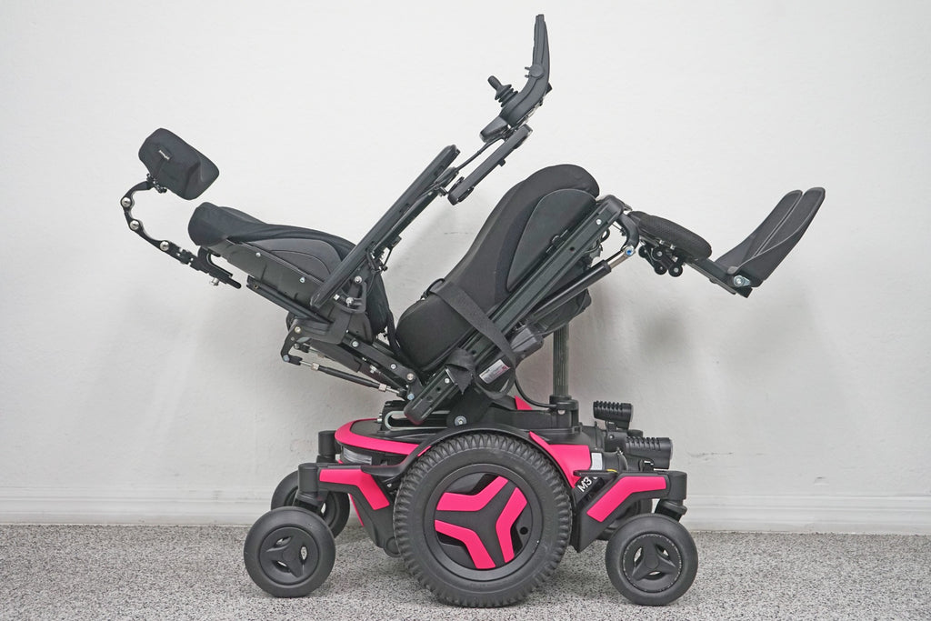 Permobil M3 Power Wheelchair 12" Seat Lift, Tilt, Recline & Legs - 7923