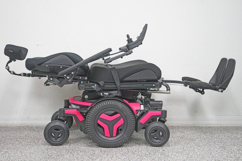 Permobil M3 Power Wheelchair 12" Seat Lift, Tilt, Recline & Legs - 7923