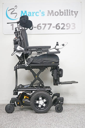 Quantum Edge 3 Stretto Power Wheelchair 12" iLevel Seat Lift, Tilt, Recline & Legs - 6193