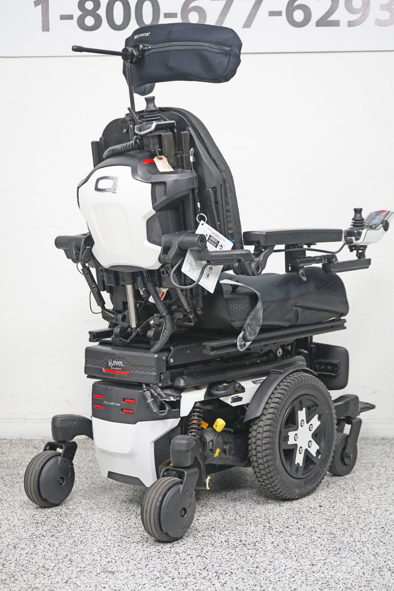 Quantum Edge 3 Stretto Power Wheelchair 12" iLevel Seat Lift, Tilt, Recline & Legs - 6193
