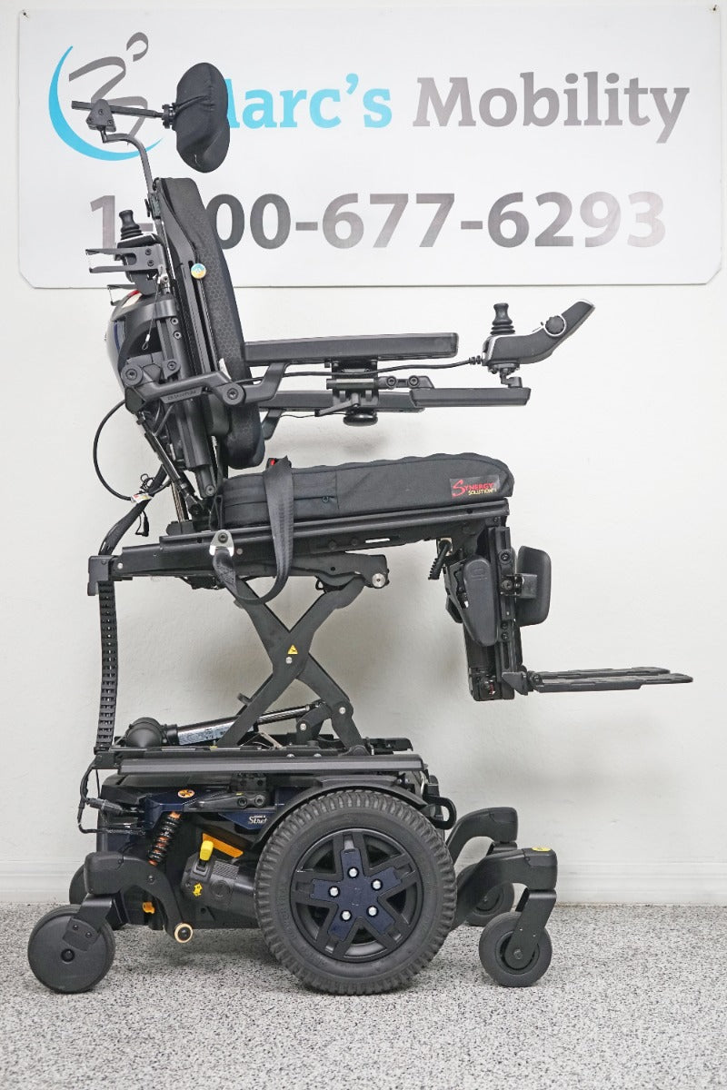 Quantum Edge 3 Stretto Power Wheelchair 12" iLevel Seat Lift, Tilt, Recline & Legs - 6048