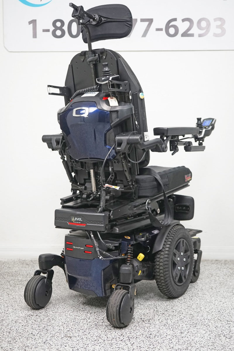 Quantum Edge 3 Stretto Power Wheelchair 12" iLevel Seat Lift, Tilt, Recline & Legs - 6048