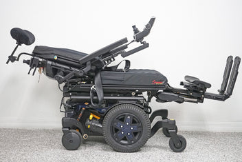 Quantum Edge 3 Stretto Power Wheelchair 12" iLevel Seat Lift, Tilt, Recline & Legs - 6048