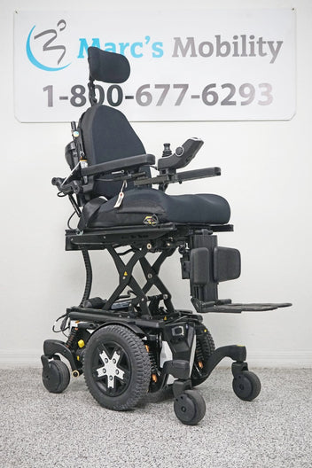 Quantum Edge 3 Stretto Power Wheelchair 12" iLevel Seat Lift, Tilt, Recline & Legs - 6210