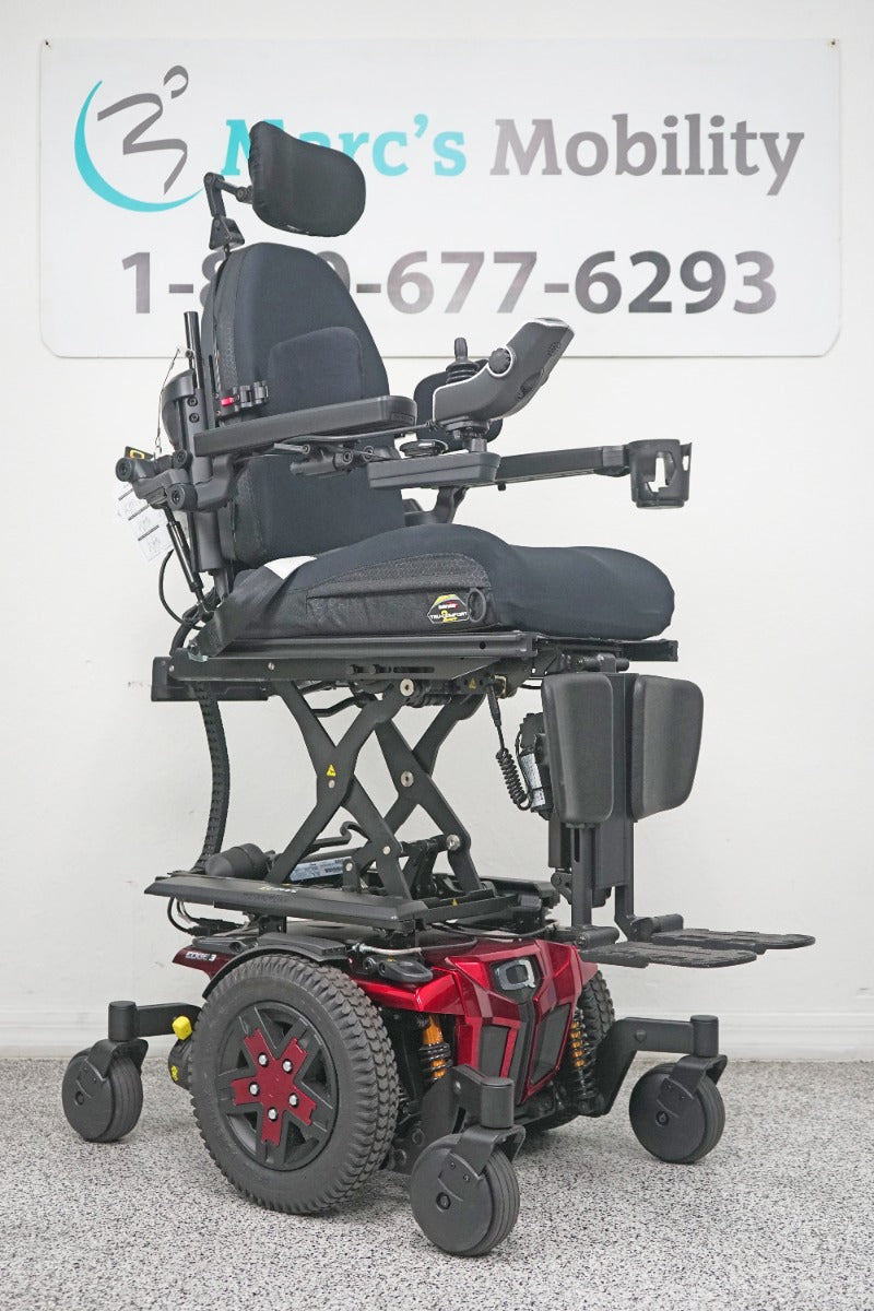 Quantum Edge 3 Power Wheelchair 12" iLevel Seat Lift, Tilt, Recline & Legs - 7990