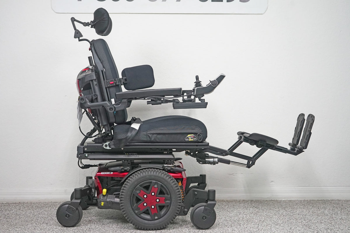 Quantum Edge 3 Power Wheelchair 12" iLevel Seat Lift, Tilt, Recline & Legs - 7990