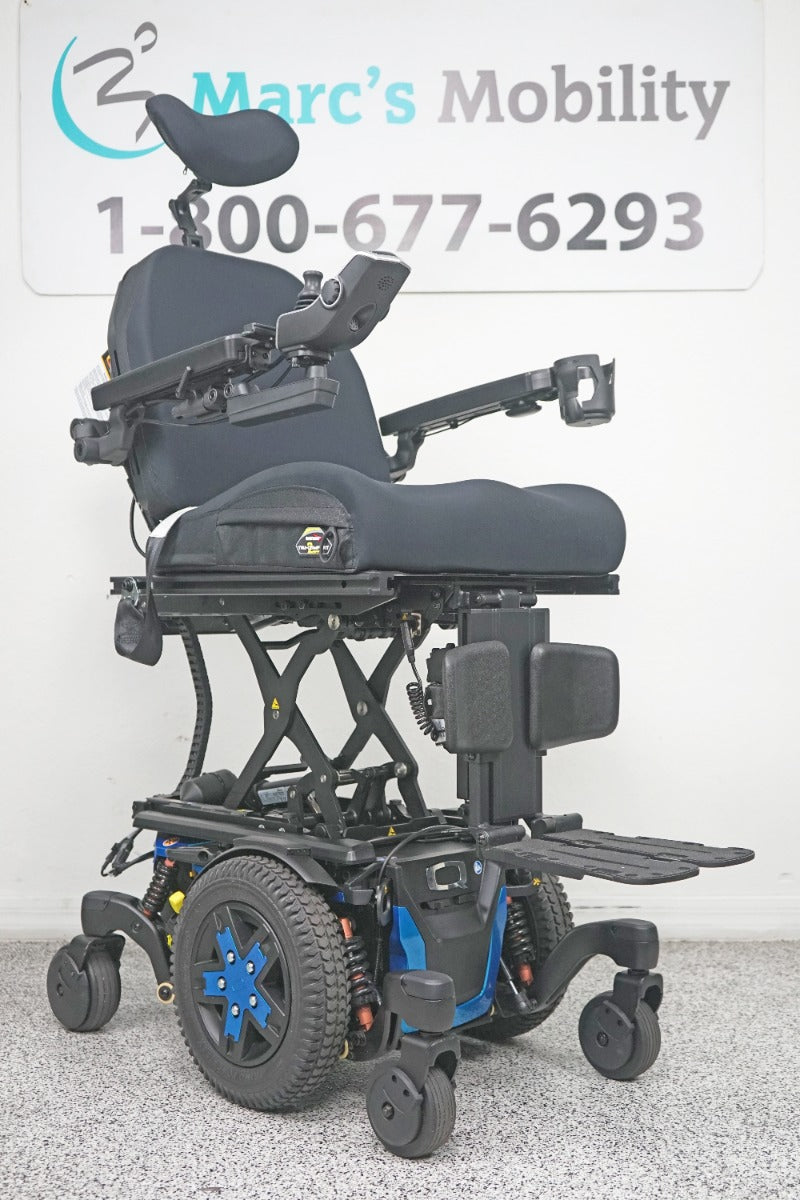 Quantum Edge 3 Stretto Power Wheelchair 12" iLevel Seat Lift, Tilt, Recline & Legs - 8025