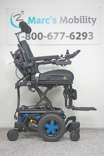 Quantum Edge 3 Stretto Power Wheelchair 12" iLevel Seat Lift, Tilt, Recline & Legs - 8025