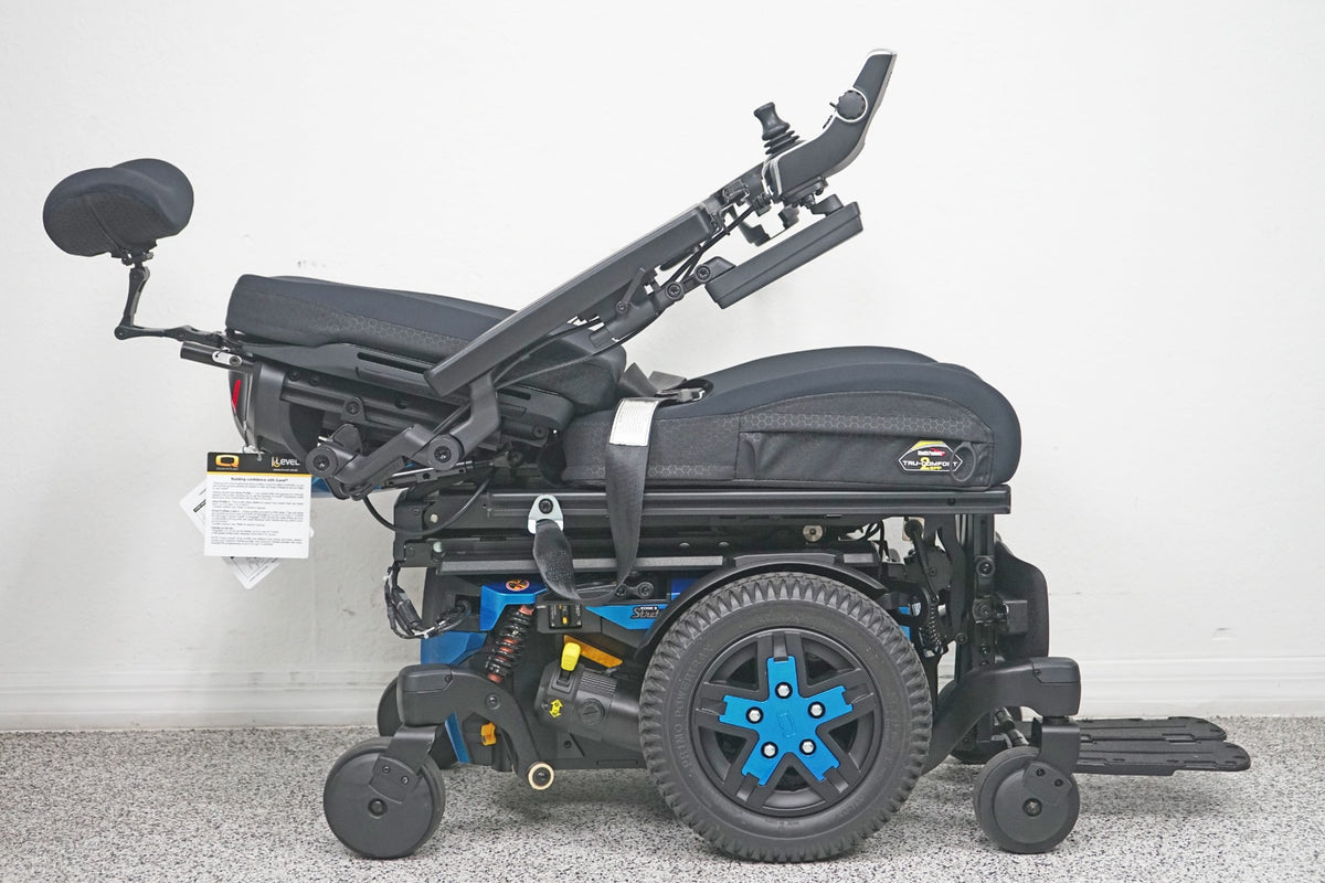 Quantum Edge 3 Stretto Power Wheelchair 12" iLevel Seat Lift, Tilt, Recline & Legs - 8025
